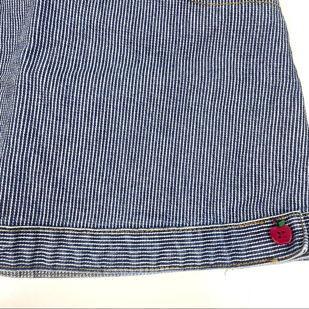 Gymboree Railroad Stripe Denim Skirt 2007